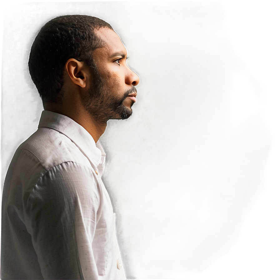 Man In Introspection Png Iyv