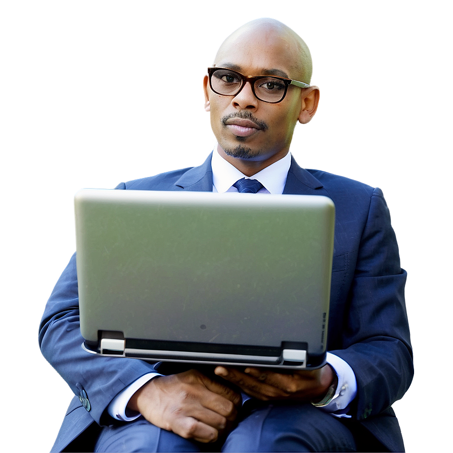 Man On Laptop Png Byt95