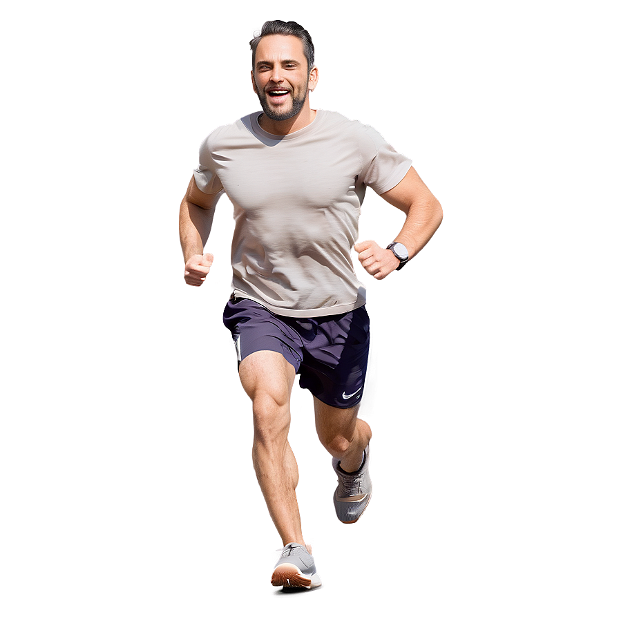 Man Running With Energy Png 74