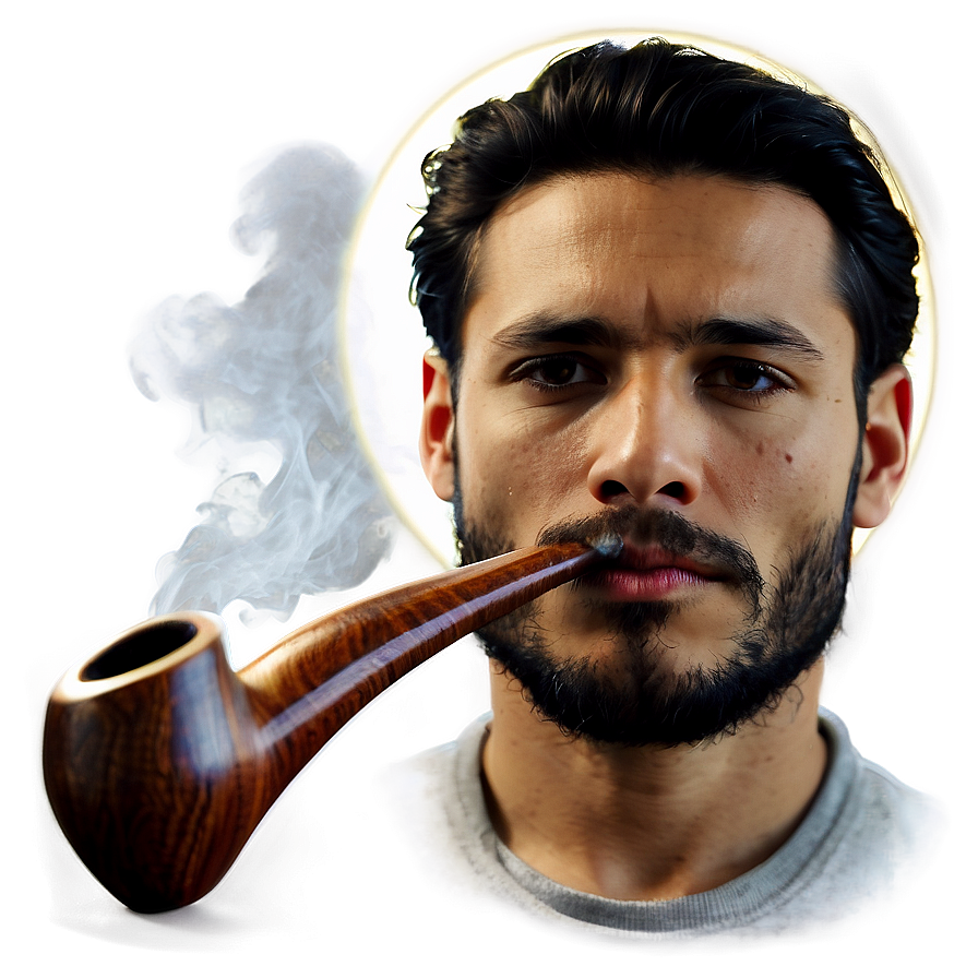 Man Smoking Pipe Png Euy