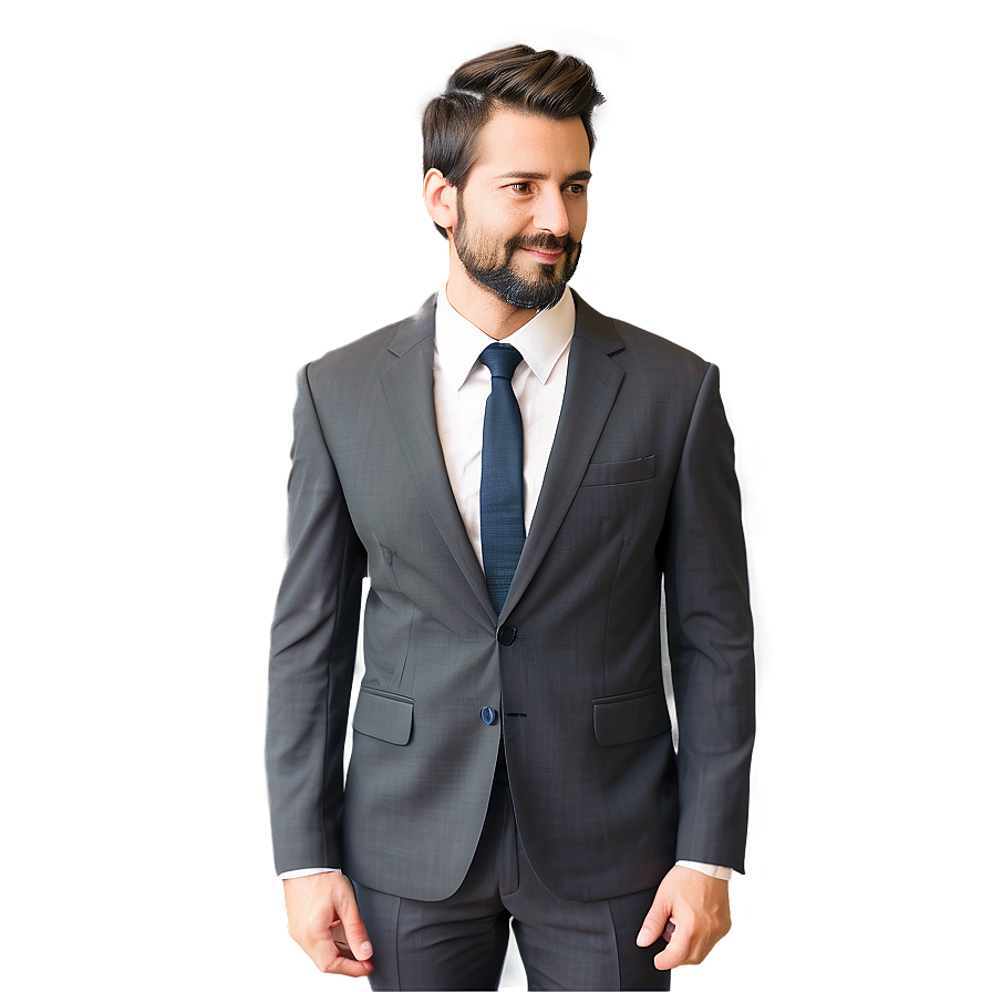 Man Suit Profile Png Clv