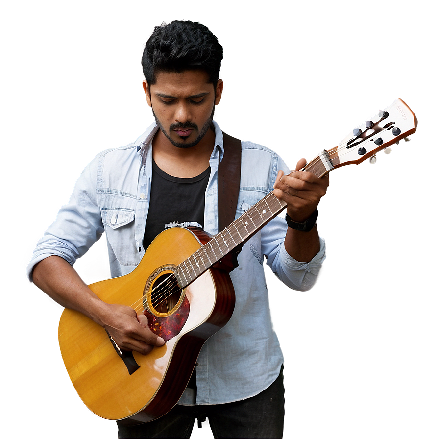 Man With Guitar Png Kos66