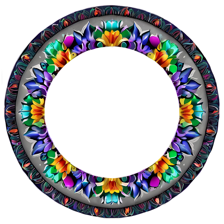 Mandala Circle Frame Png Wtl28