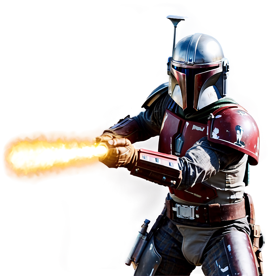 Mandalorian Action Scene Png 1