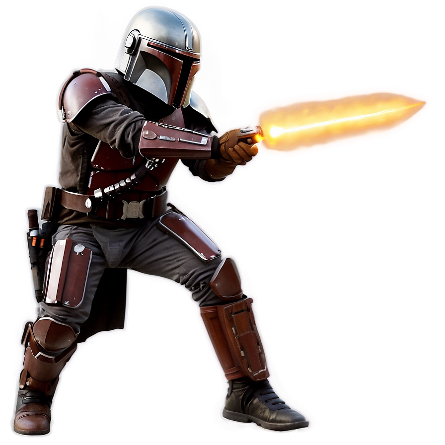 Mandalorian Action Scene Png Pcm41