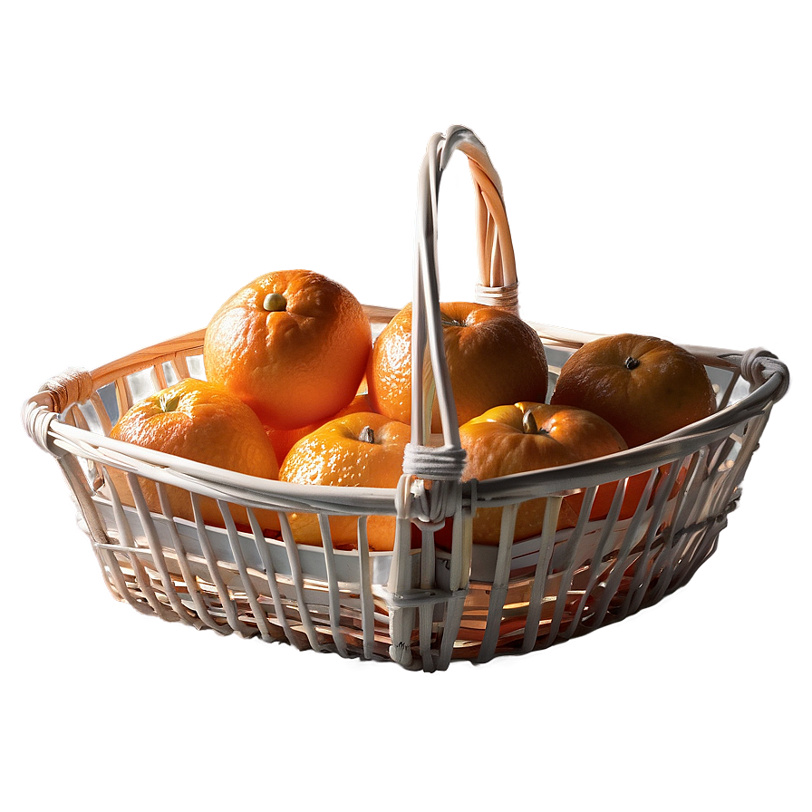 Mandarin In Market Basket Png 24