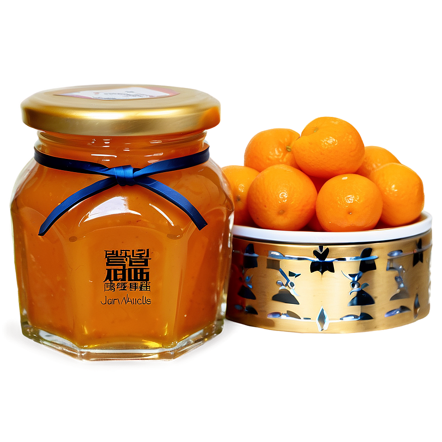 Mandarin Marmalade Jar Png Bap45