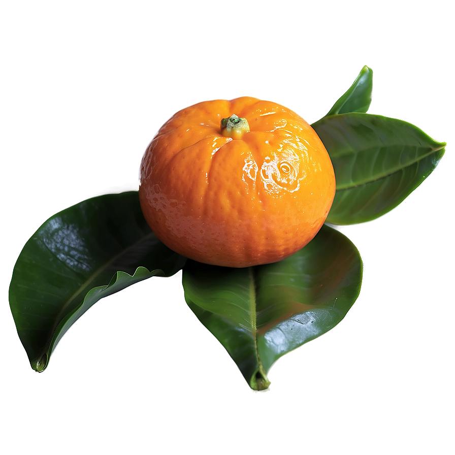 Mandarin On White Background Png 06242024