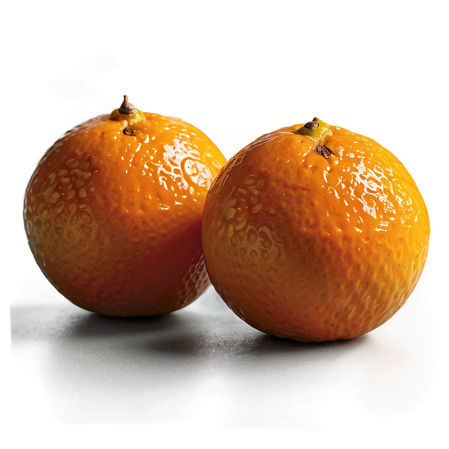 Mandarin On White Background Png Hqi75