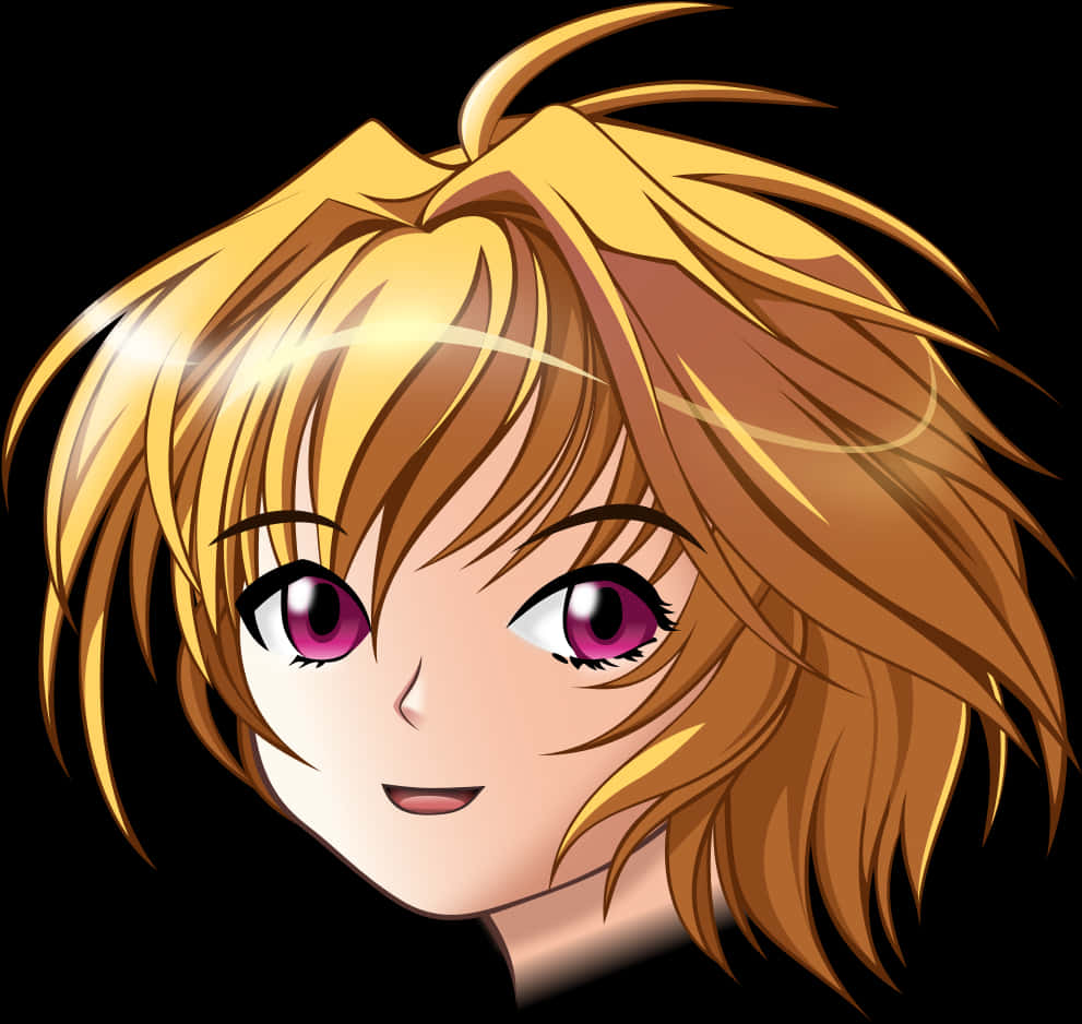 Manga Style Blonde Character