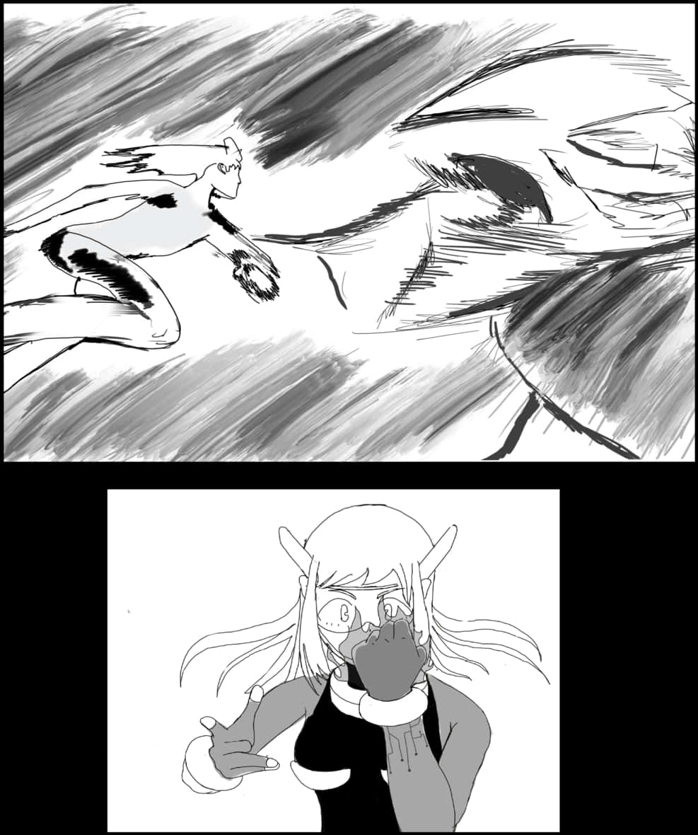 Manga Style Dramatic Encounter