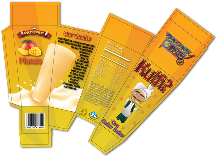 Mango Kulfi Packaging Design