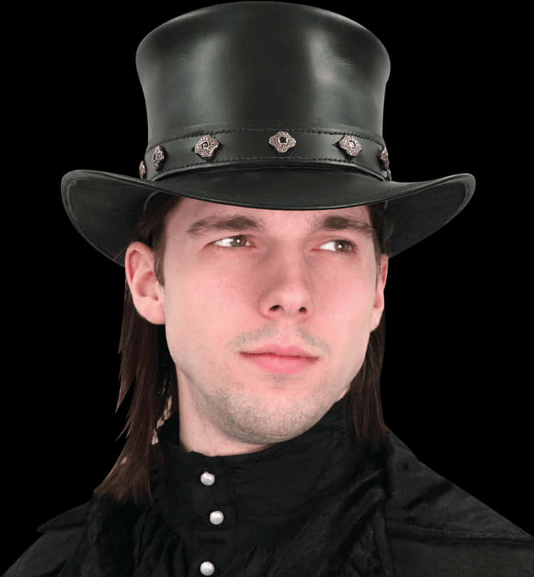 Manin Black Top Hat