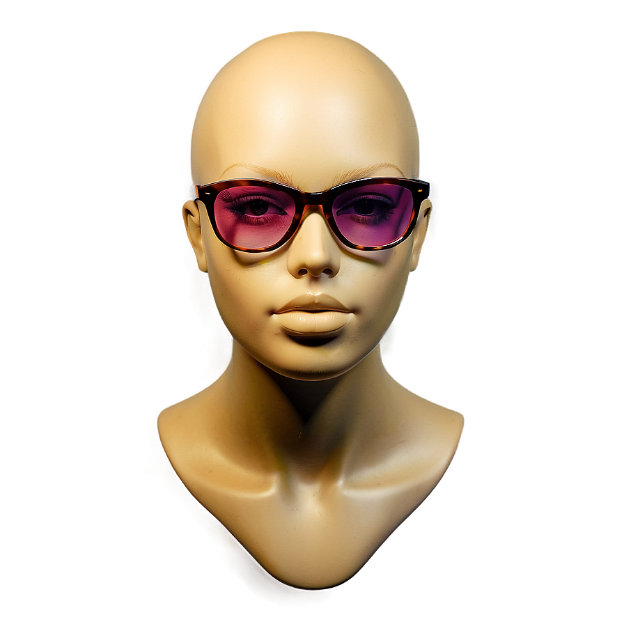 Mannequin Head With Glasses Display Png 54