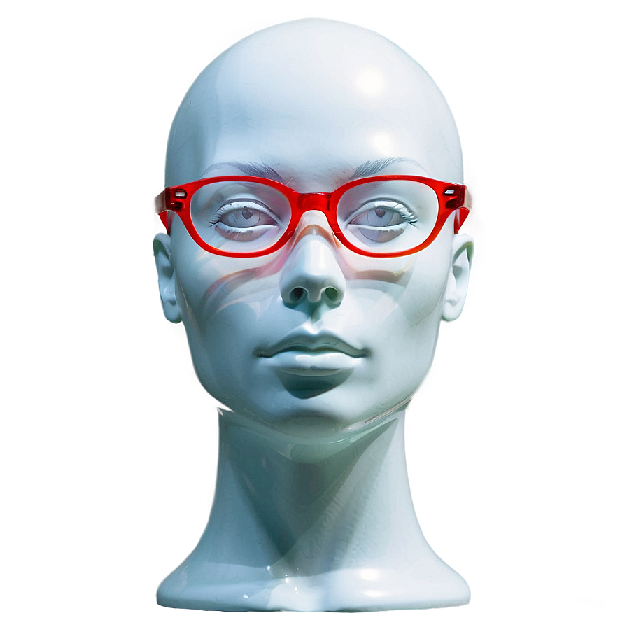 Mannequin Head With Glasses Display Png 80