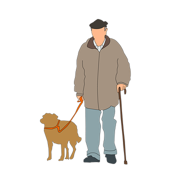 Manwith Guide Dog Illustration