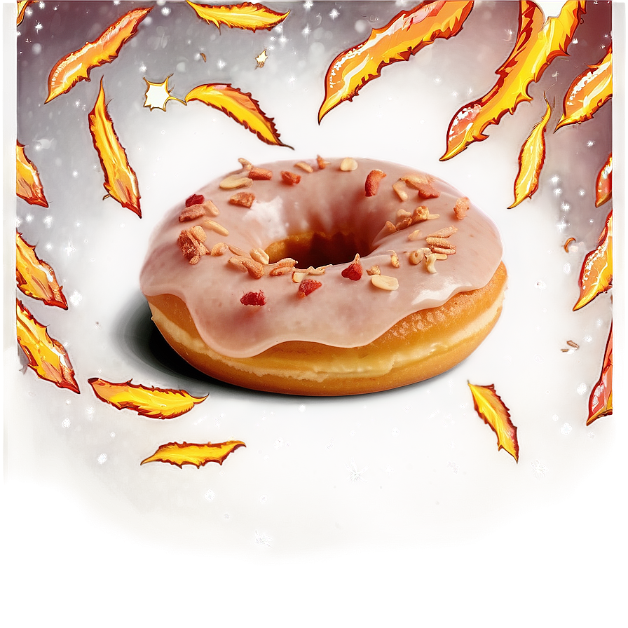 Maple Bacon Donut Png Qag69