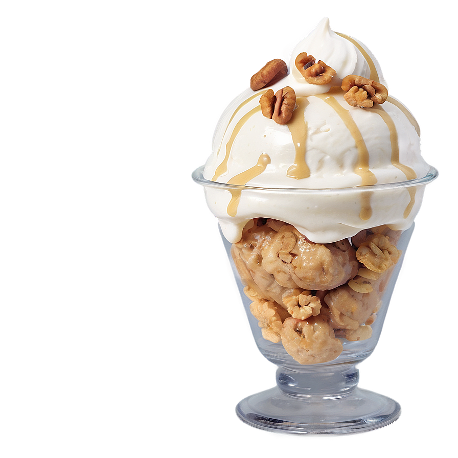 Maple Walnut Ice Cream Sundae Png 70