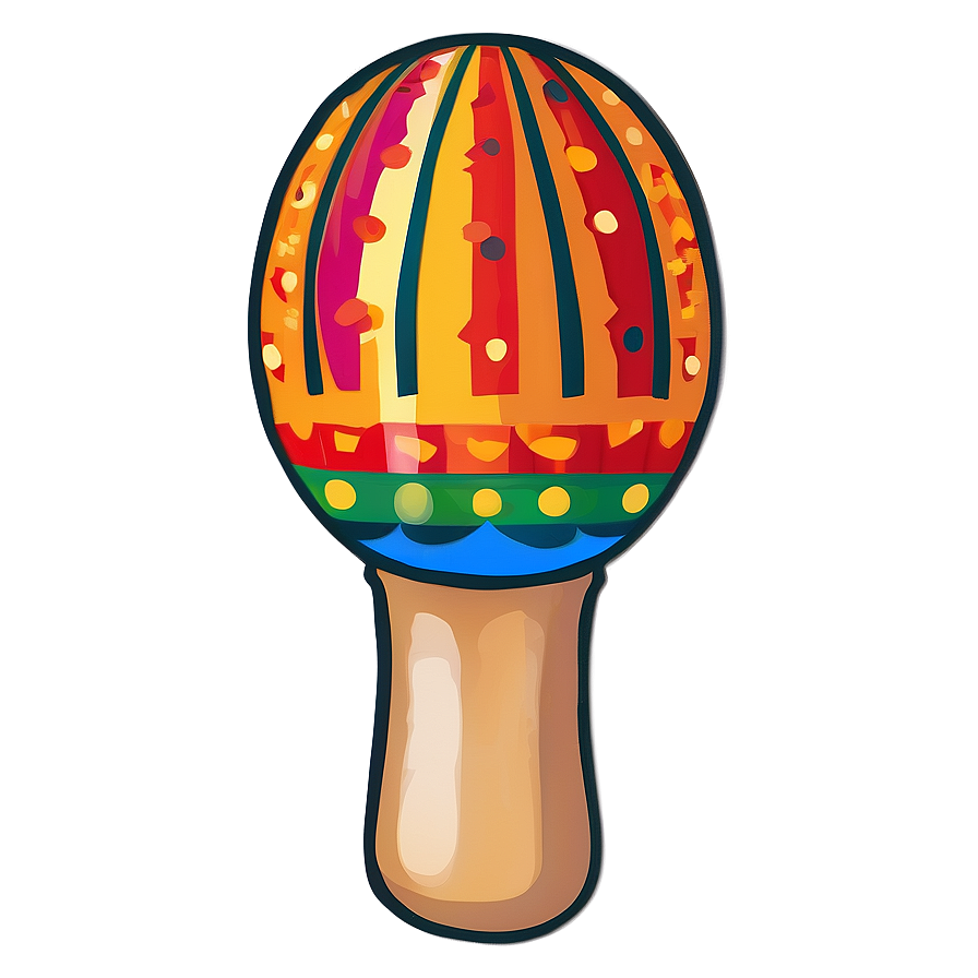 Maraca In Vector Style Png Nro39