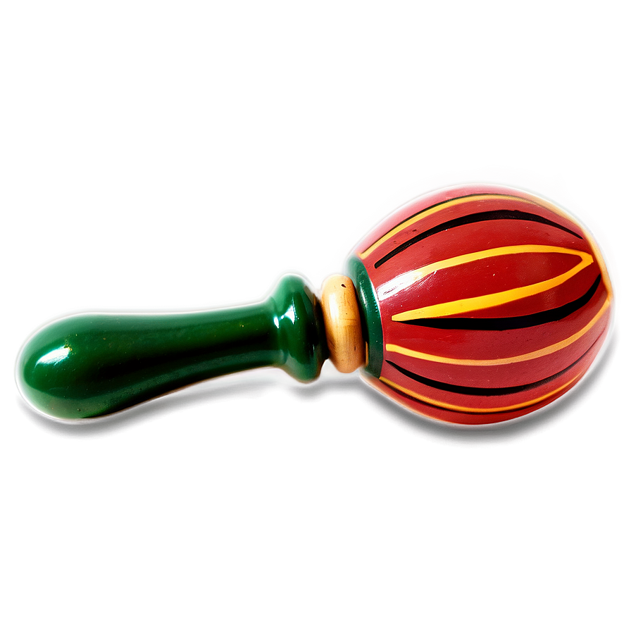 Maraca With Beads Png Khg36