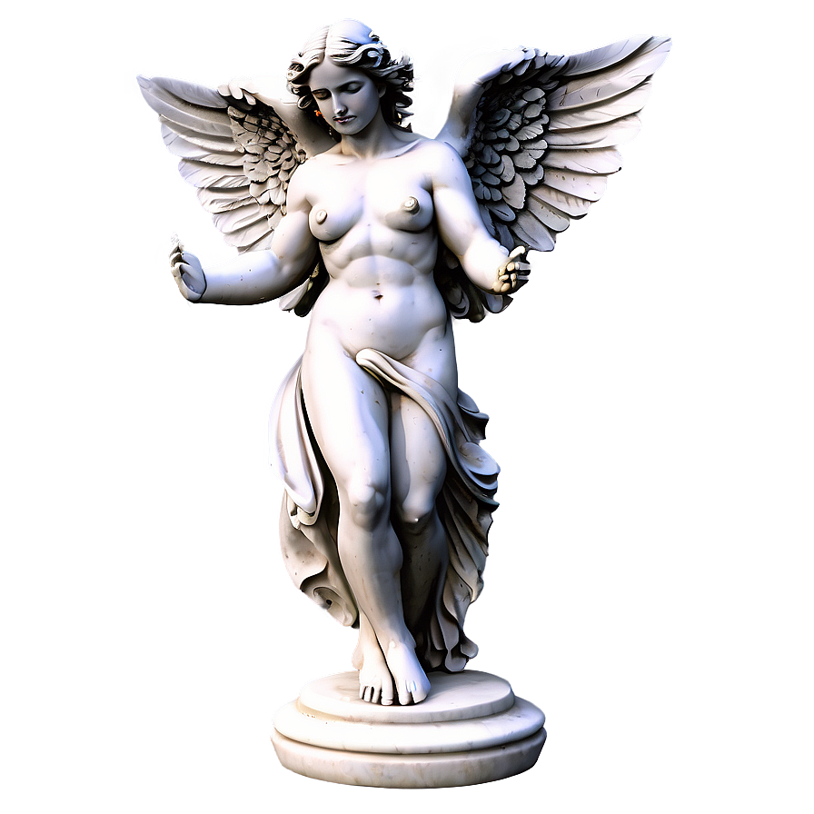 Marble Angel Statue Design Png Hwe