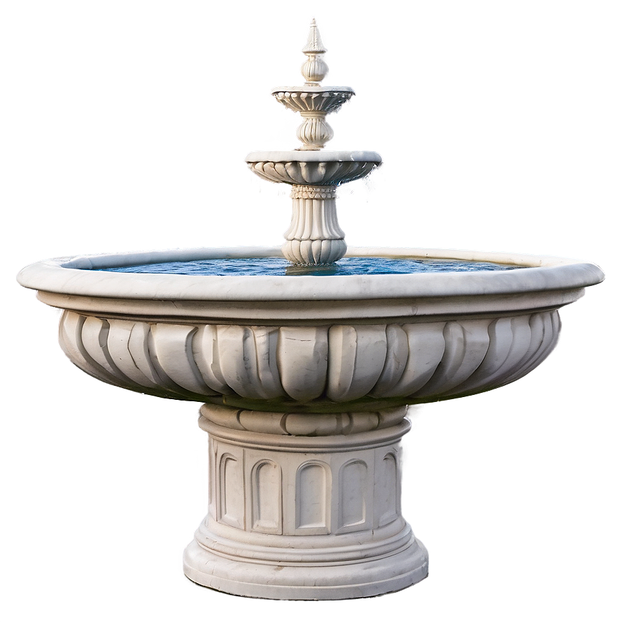 Marble Courtyard Fountain Png 06122024