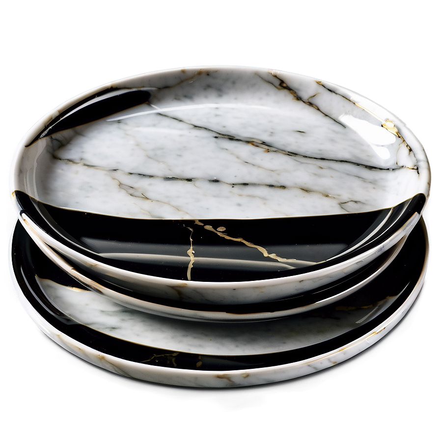 Marble Effect Serving Platters Png Hnx