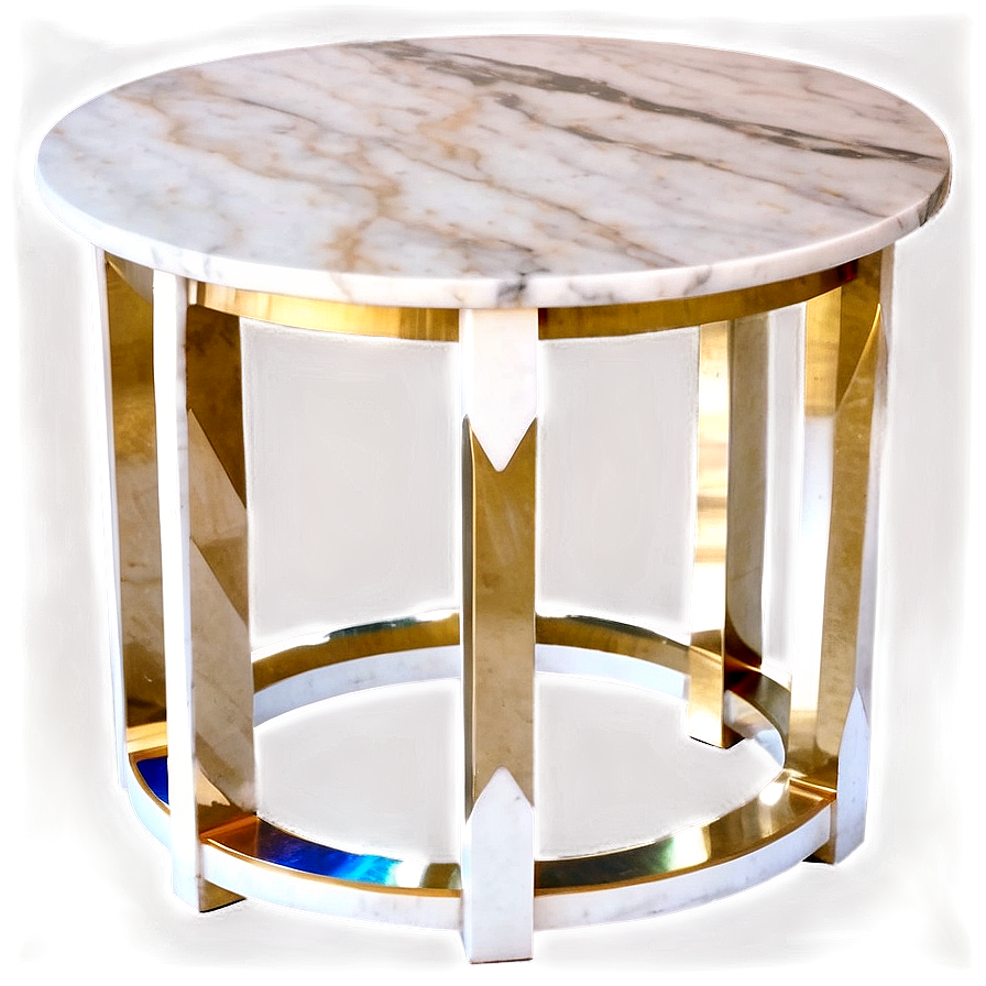 Marble End Table Png 06292024