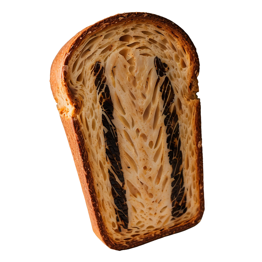 Marble Rye Bread Slice Png 06132024