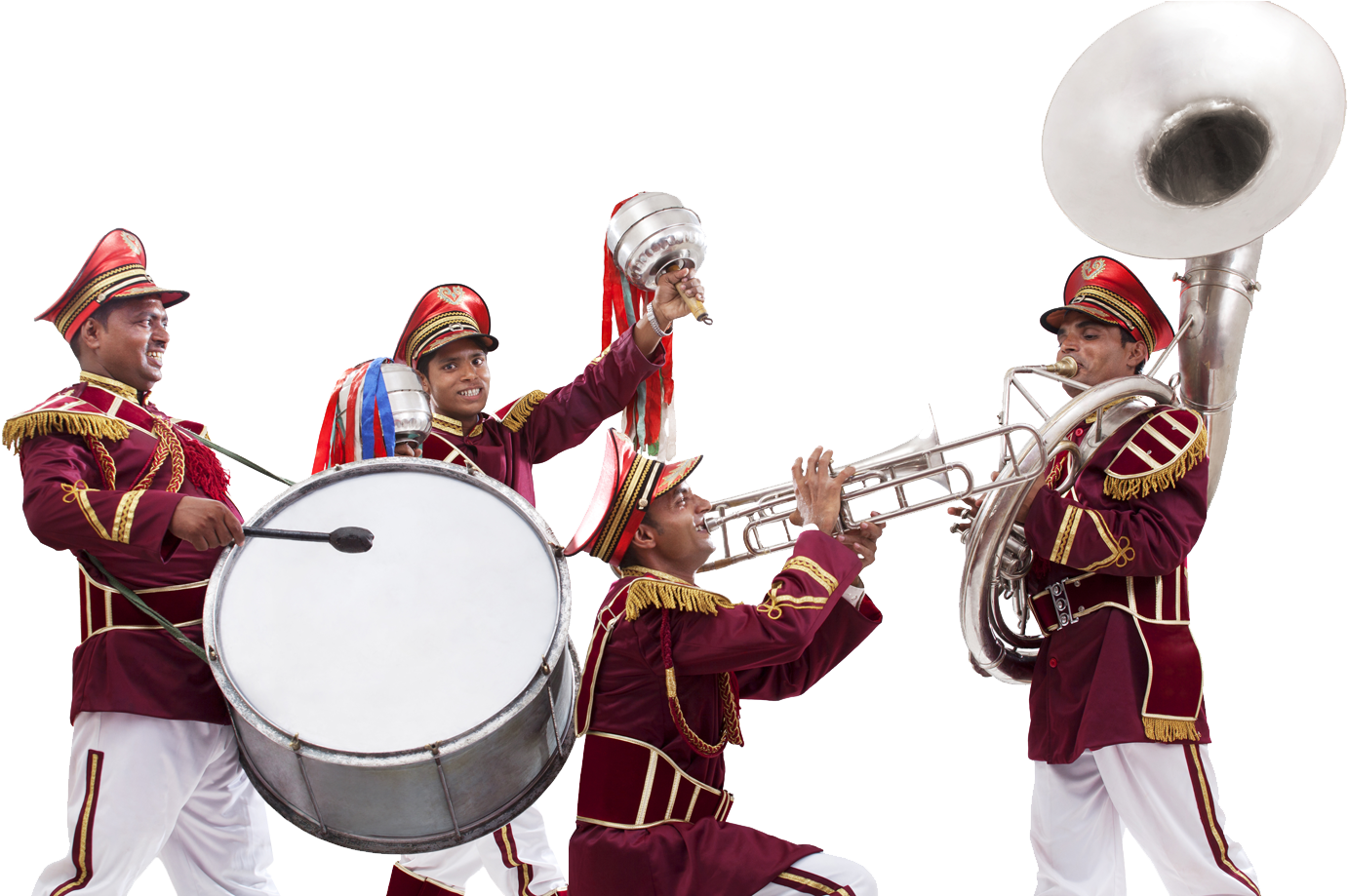 Marching_ Band_ Musicians_ Performing