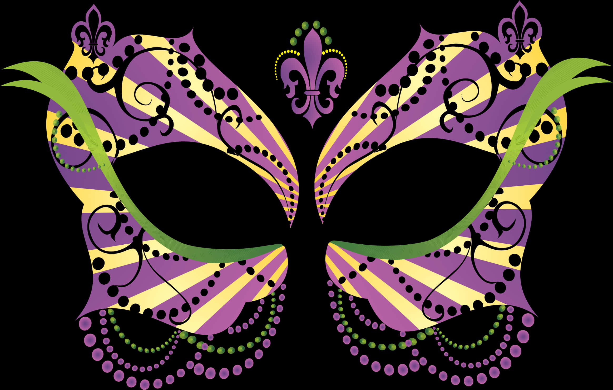 Mardi Gras Mask Design