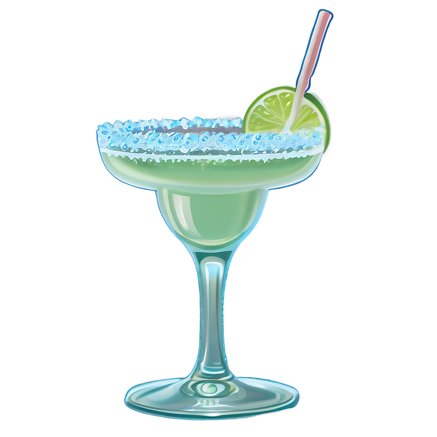 Margarita Cocktail Glass Png 06212024