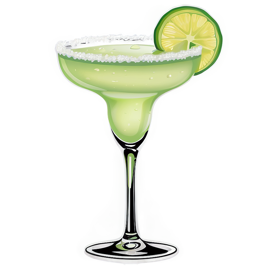 Margarita Glass Clipart Png 06292024