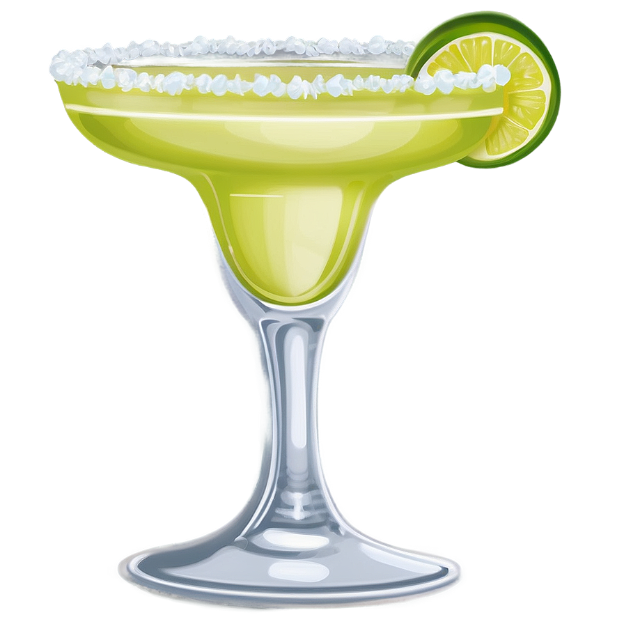 Margarita Glass Design Png Fpd23