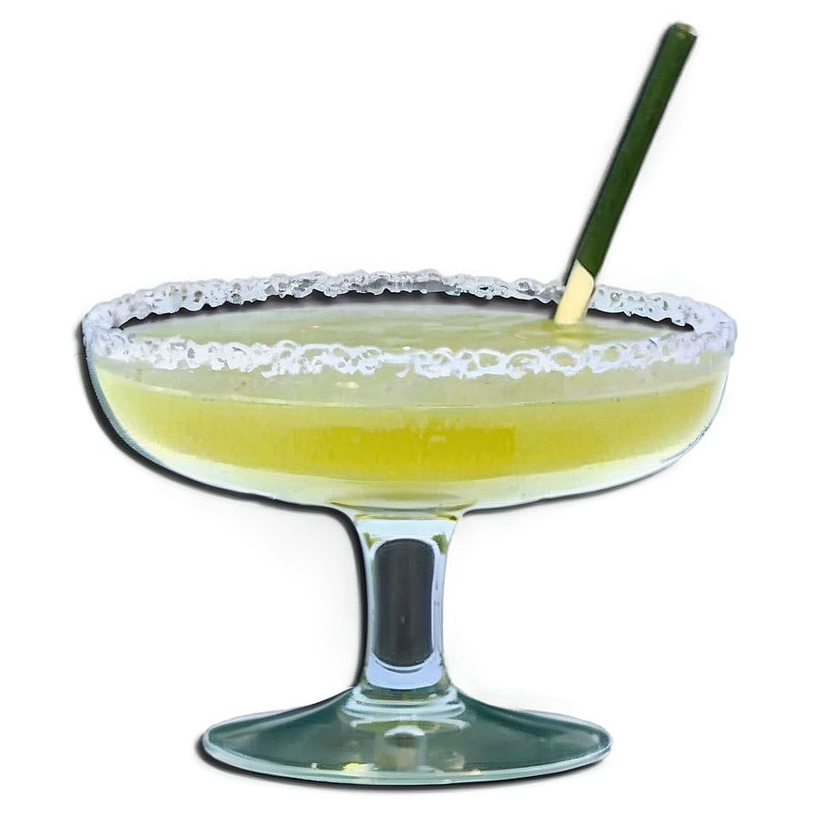 Margarita Glass On Table Png Iul28