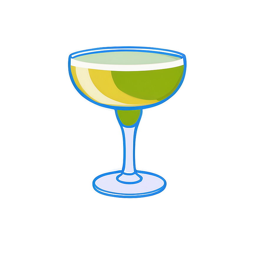 Margarita Glass On Table Png Ujm77