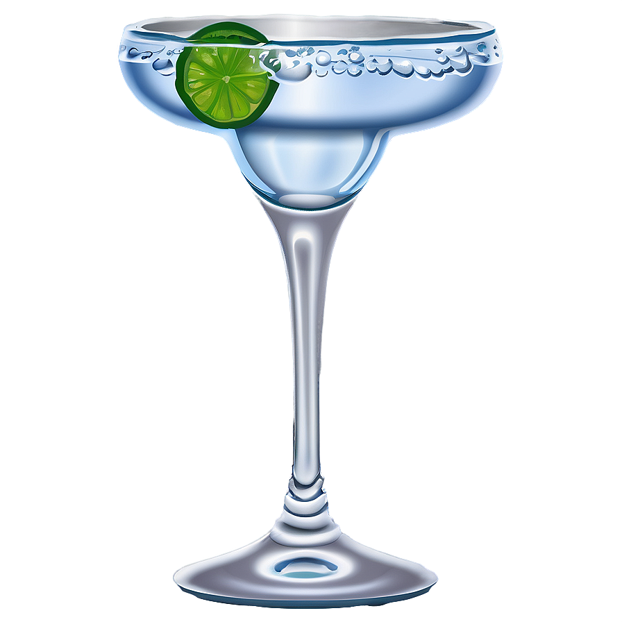 Margarita Glass With Ice Png Ola