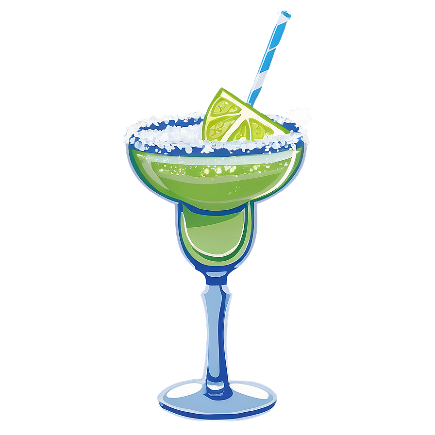 Margarita Glass With Salt Png 32