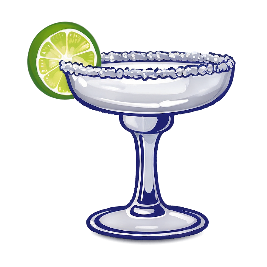 Margarita Glass With Tequila Png 06292024