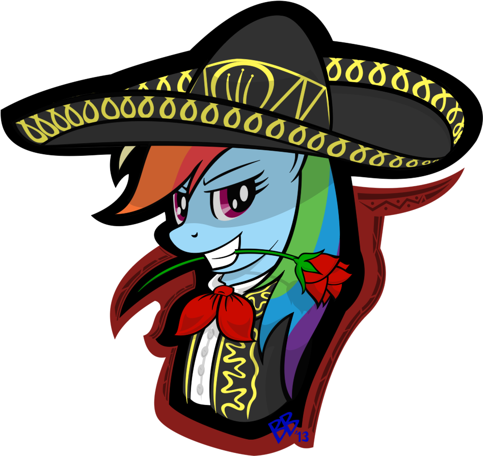 Mariachi Ponywith Sombrero