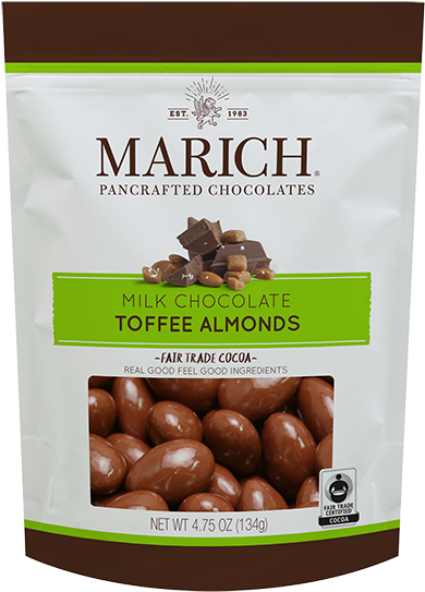 Marich Milk Chocolate Toffee Almonds Package