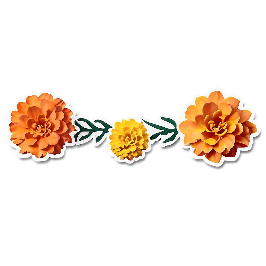 Marigold Day Of The Dead Png 06112024