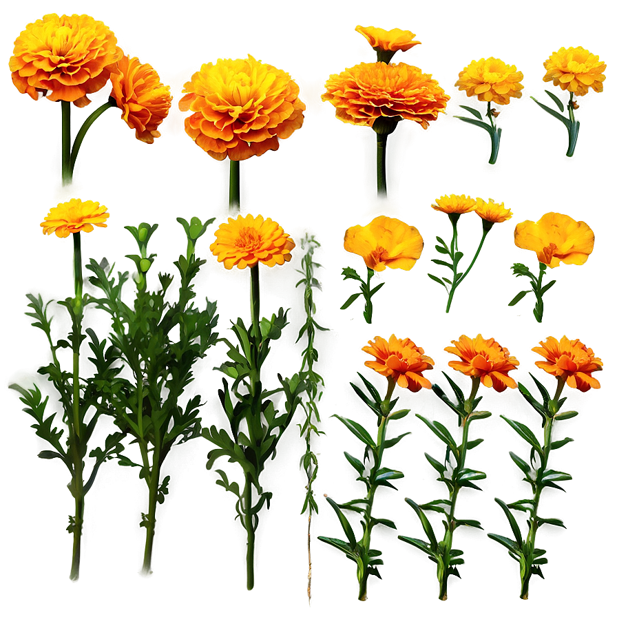 Marigold Field Png Ytk