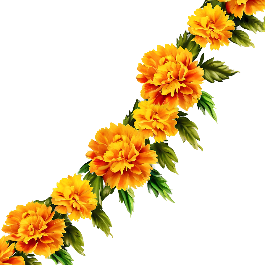 Marigold Garland Png 96