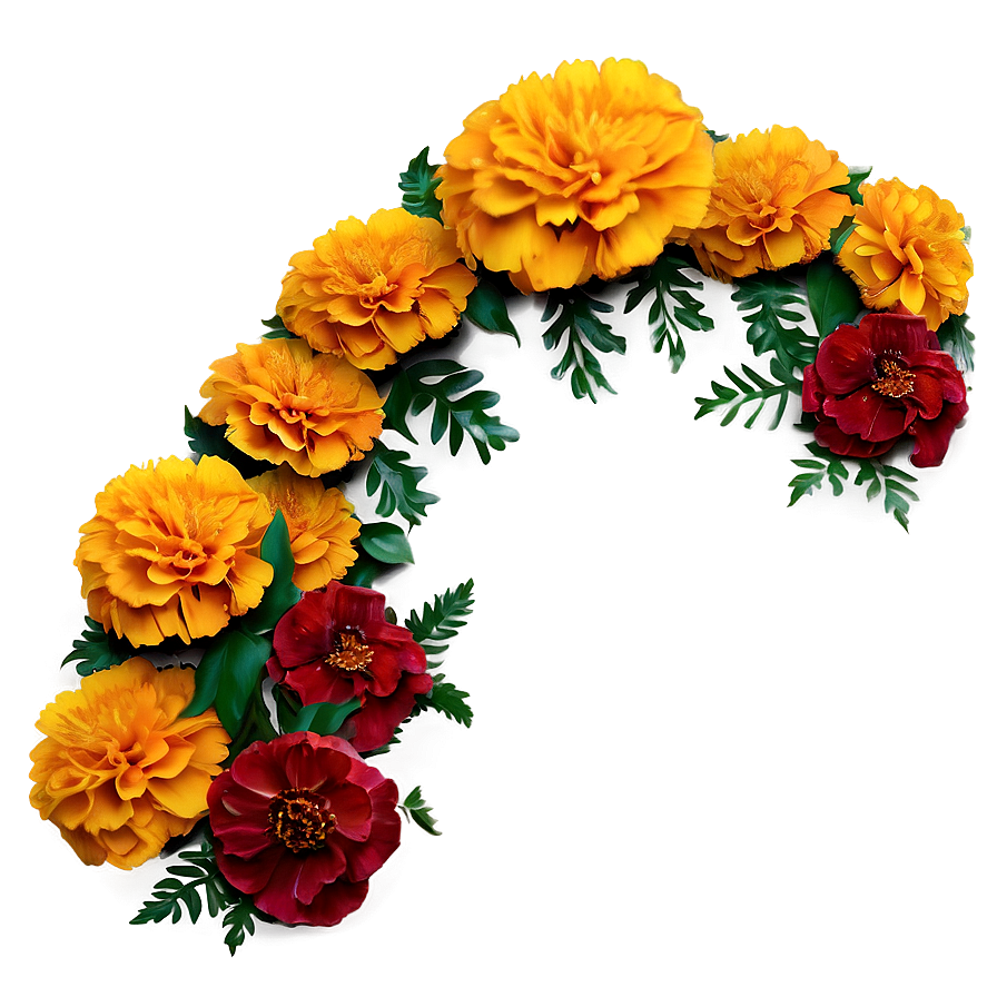 Marigold Garland Png Mnt19