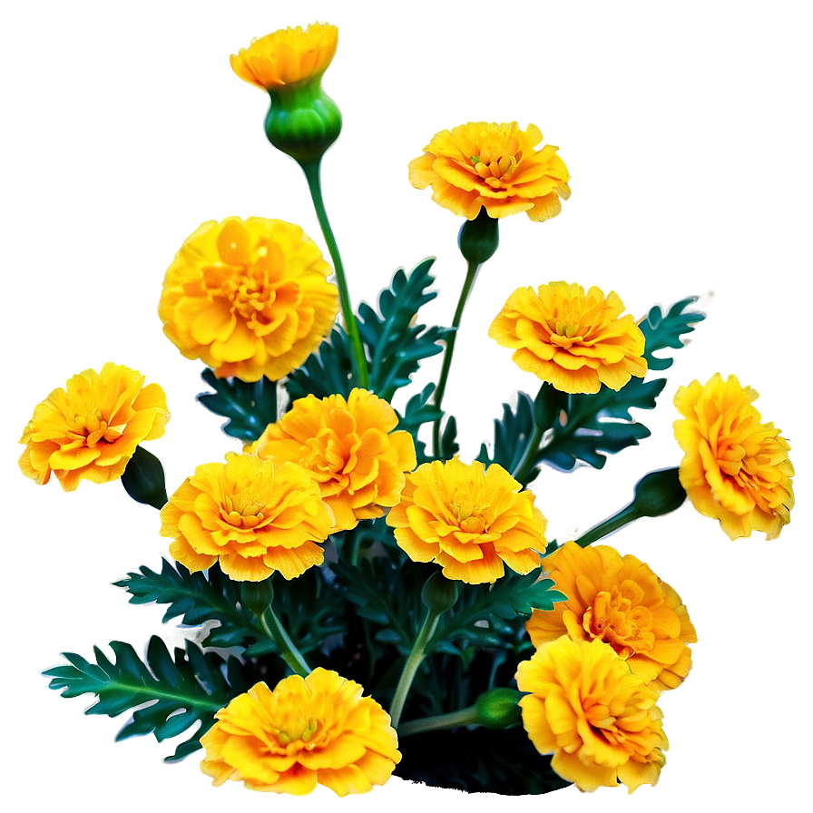 Marigold In Nature Png 06112024