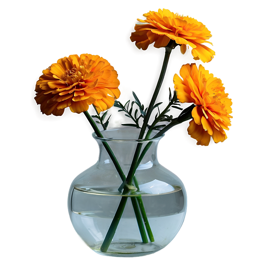 Marigold In Vase Png Jio