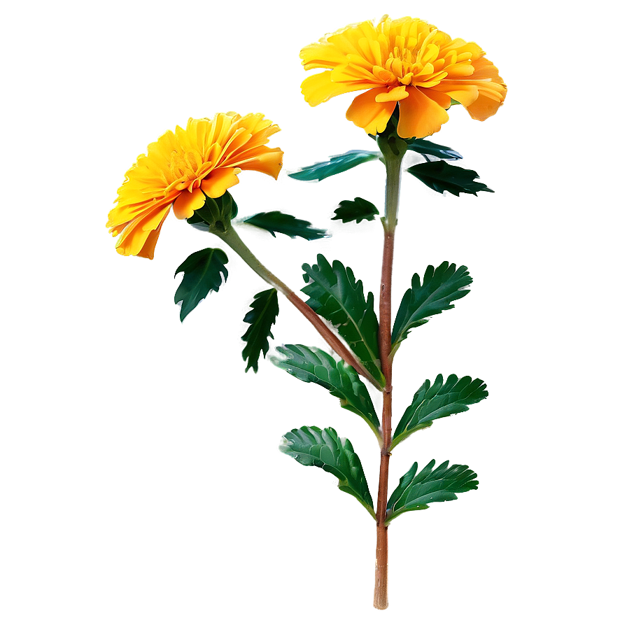 Marigold Medicinal Plant Png 19