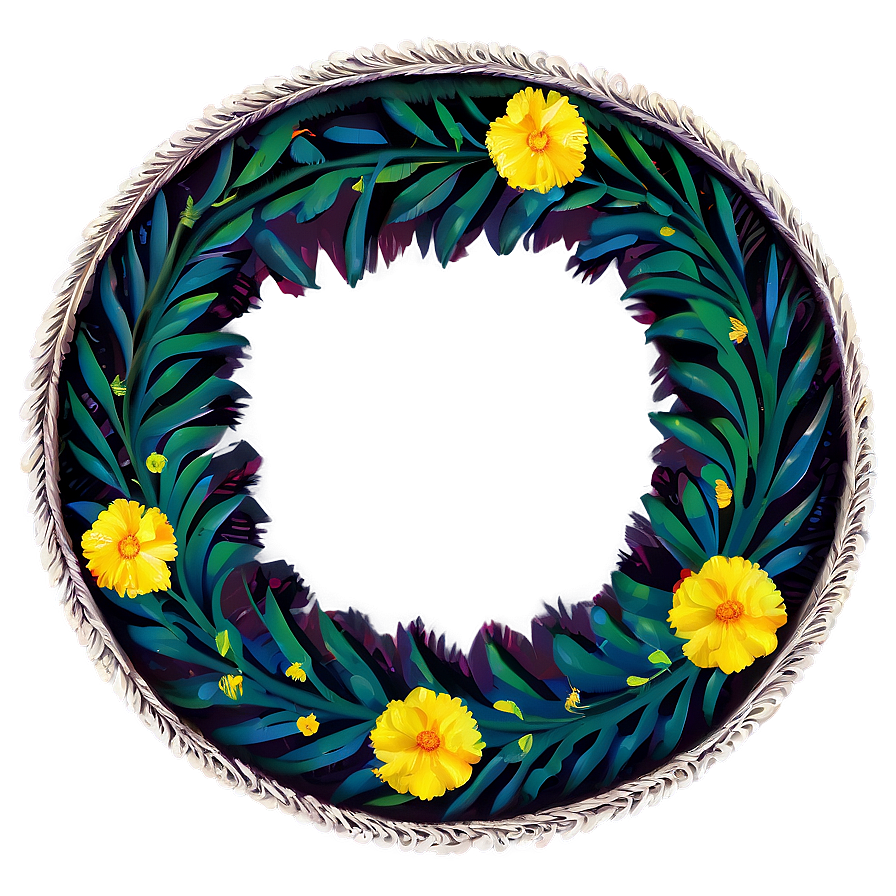 Marigolds Wreath Png Fal