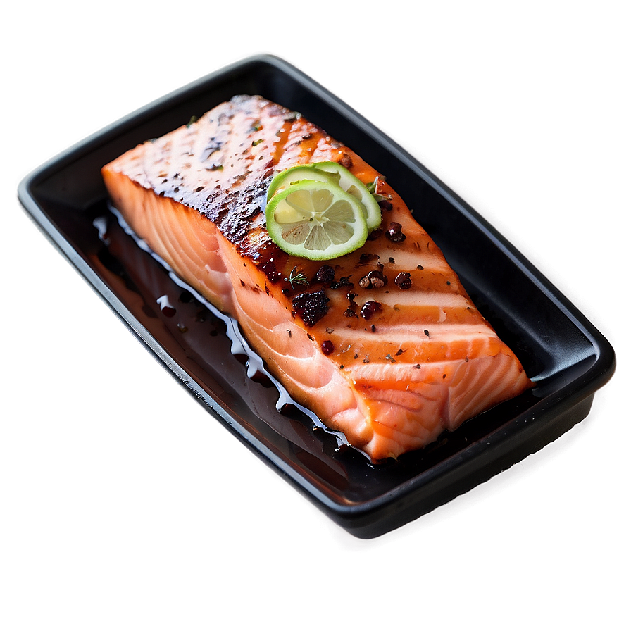 Marinated Salmon Bbq Png 7